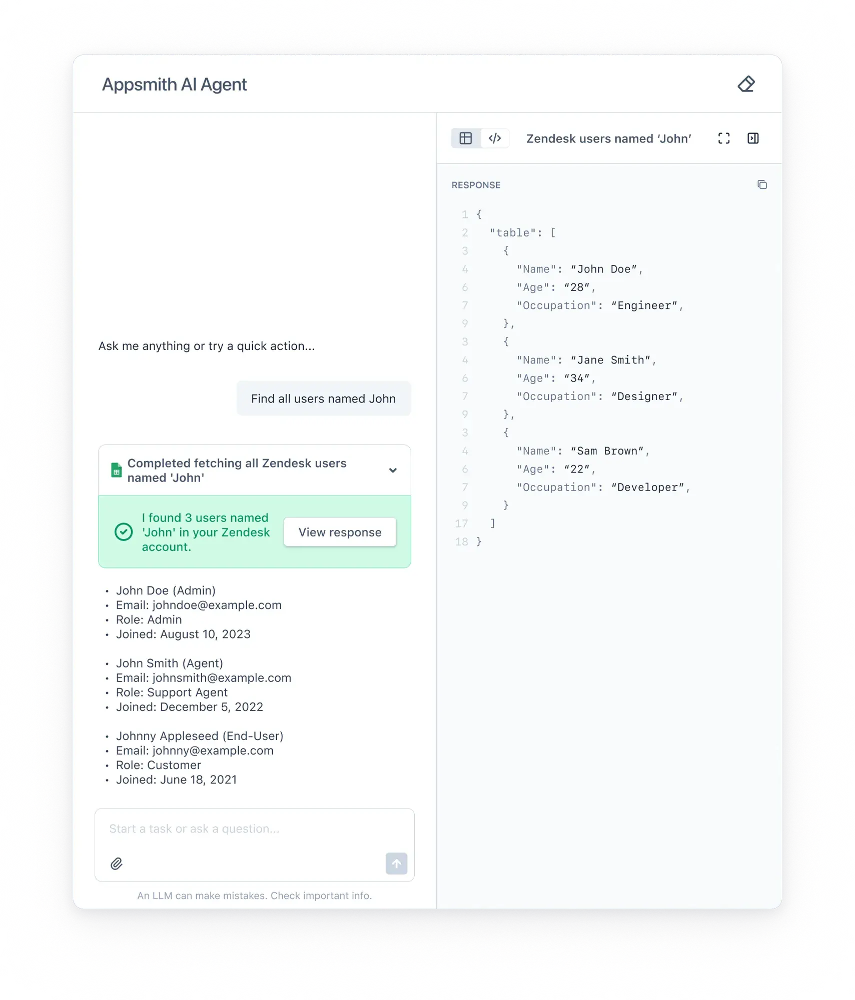 An intermediate iteration raising the visual and interaction quality of the chat