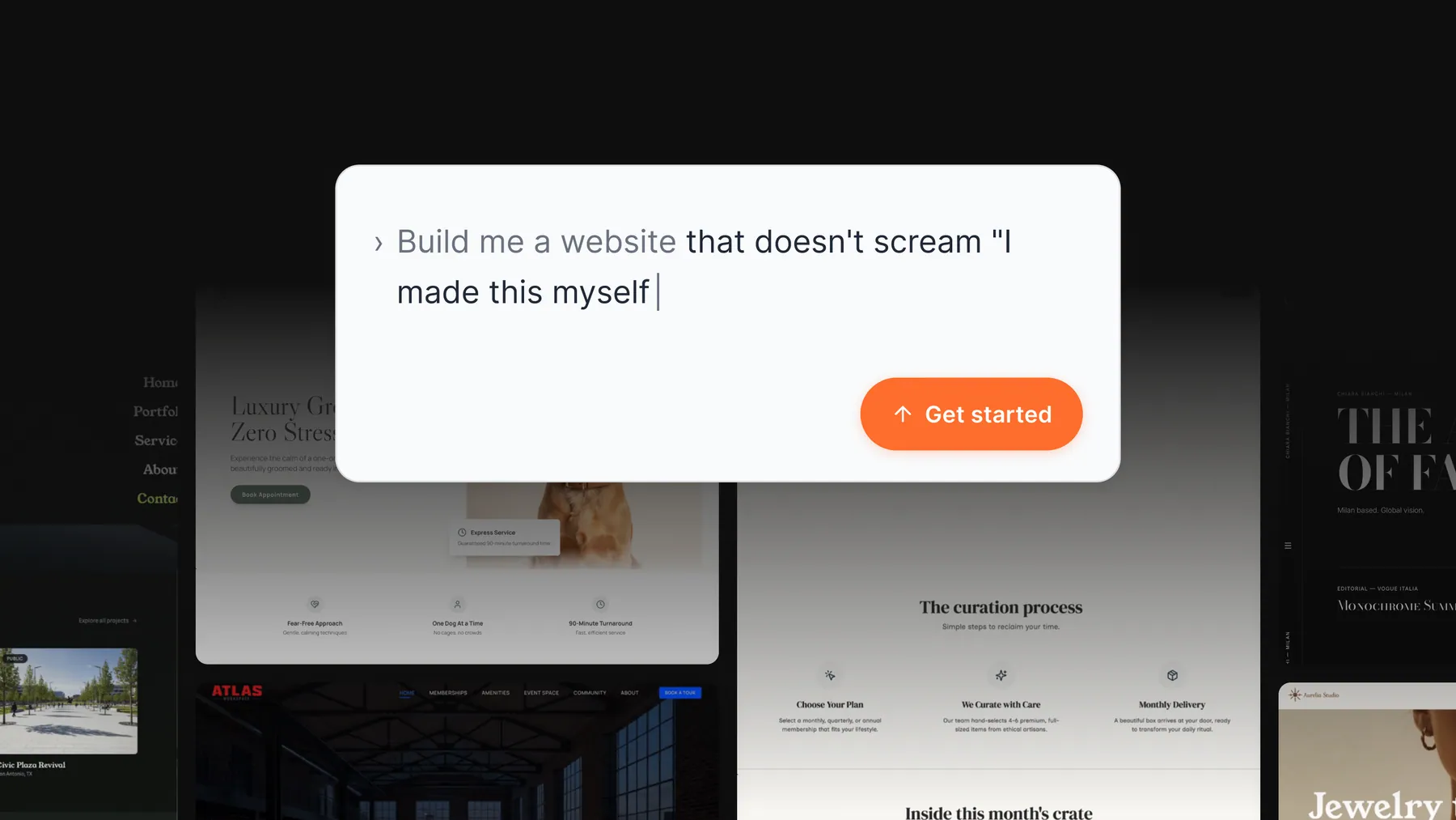 Kite, an AI website builder for solopreneurs